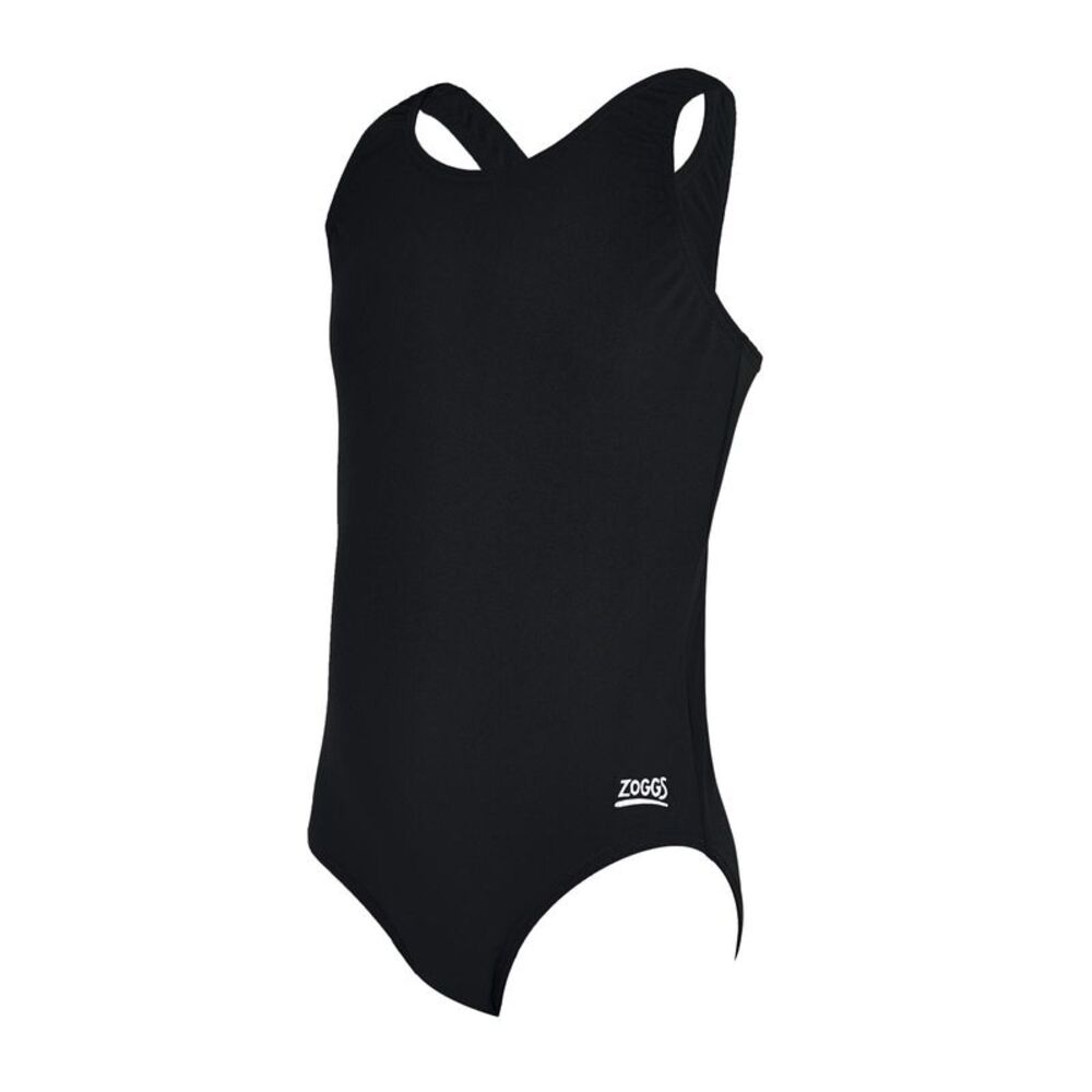 Zoggs Girls Cottesloe Sportsback 2024 One Piece Bathing Suit / Black
